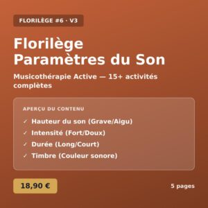 Florilège Paramètres du Son